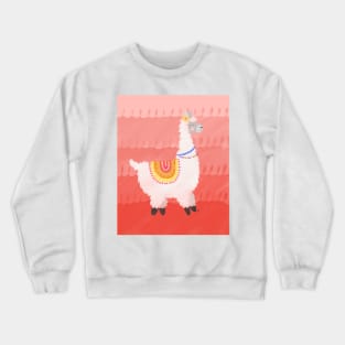 Happy Llama Crewneck Sweatshirt